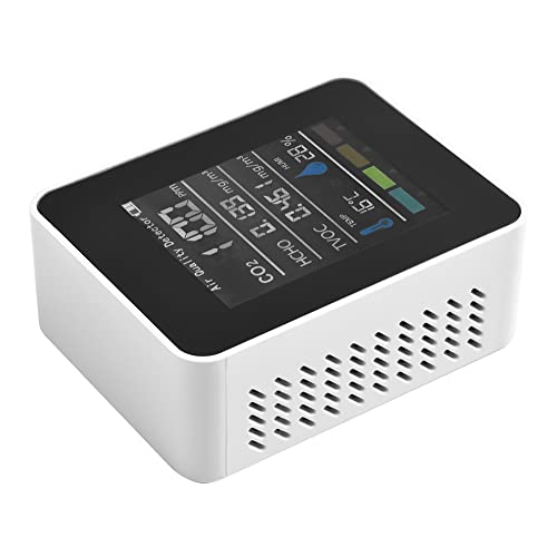 Moniteur Qualité De L'Air Portable Intérieur - Détecteur PM2.5 Formaldéhyde Pour Maison, Chambre Et Bureau
